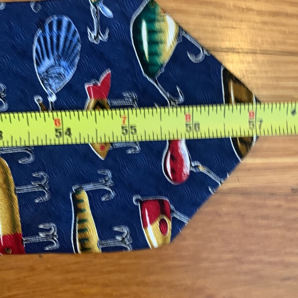 FISHING LURES NECKTIE VINTAGE 90’s - Picture 10 of 12